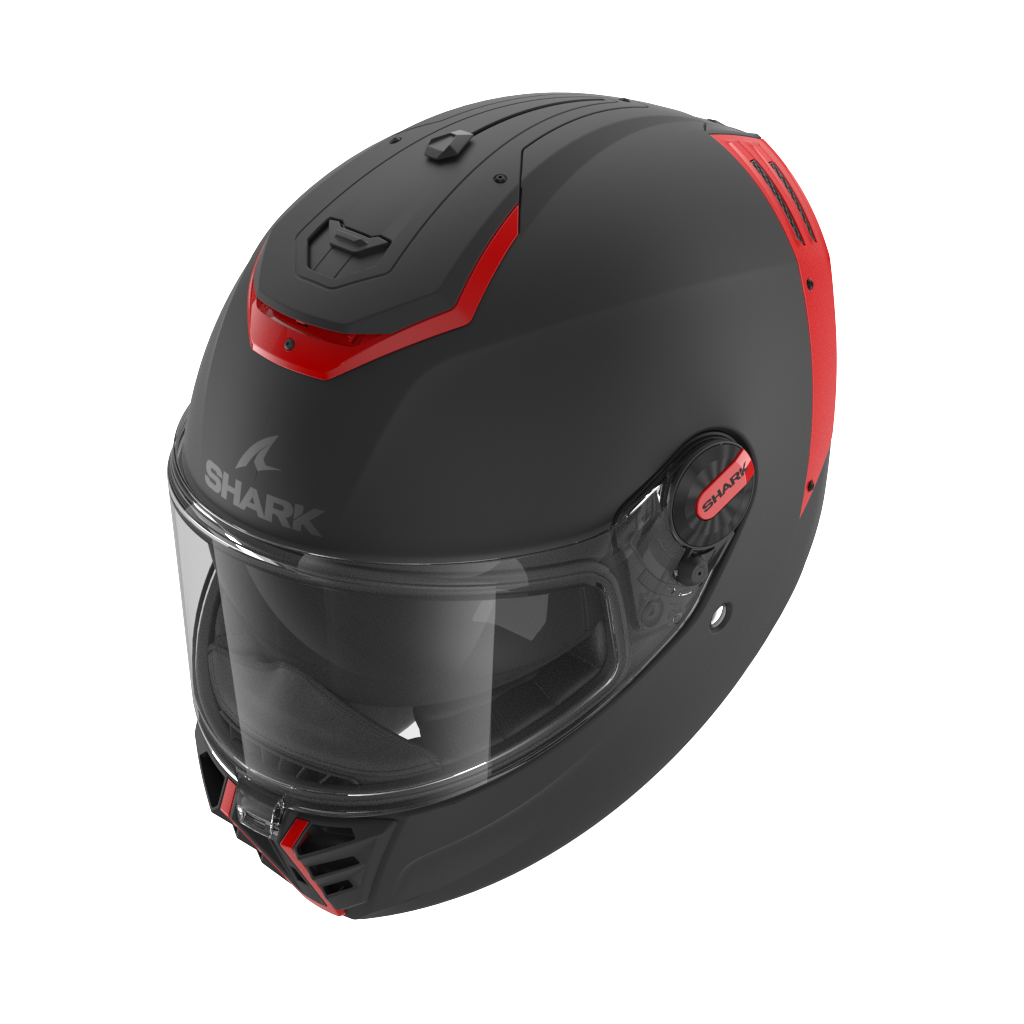 SPARTAN RS CARBON SHIEVER Carbon Anthracite Red – Shark Helmets